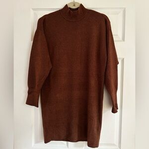 Abercrombie mock neck knit sweater dress